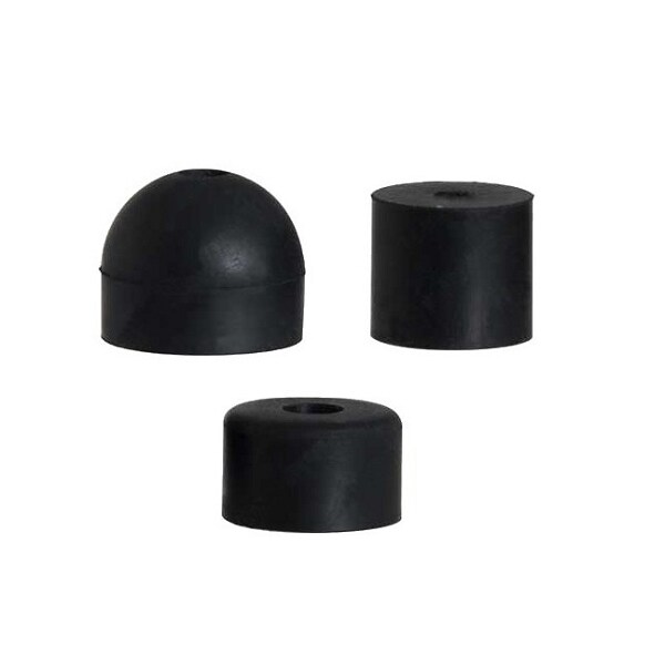 Electriduct SBR Recessed Bumpers, Round, 5/8"D x 7/16"H, PK 300 GR-OMAR-1343